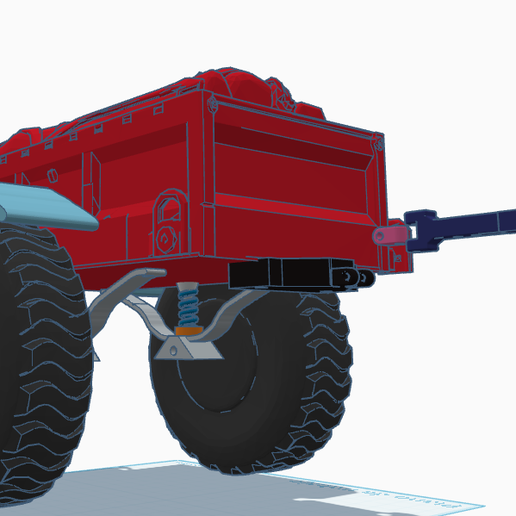 TRAILER 4X4 1/10 WHEELS 120MM