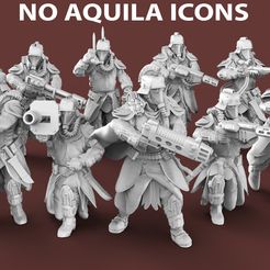 untitled.184.jpg Free STL file The Expendable Brigade - Ranged Infantry NO AQUILA・3D printing design to download, PoseidWorkshop