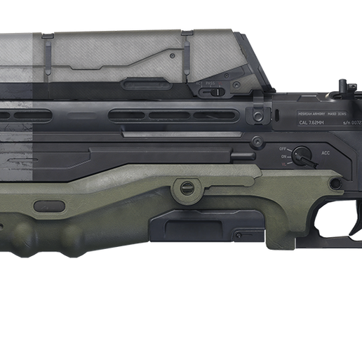 Free 3d File Assault Rifle Halo 5 Ma5d・model To Download And 3d Print・cults