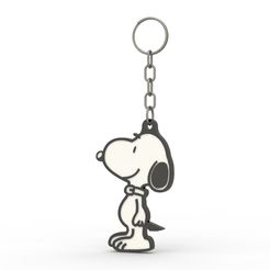 5.5.jpg Snoopy Keychain