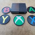 IMG_20210829_154029.jpg XBOX coasters + mini console coaster holder