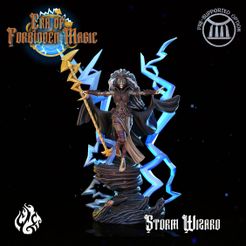 Storm-Wizard1.jpg Archivo 3D Mago de la Tormenta・Modelo para descargar e imprimir en 3D, crippledgodfoundry
