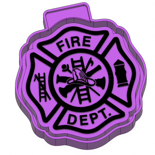 Fire Dept Freshie STL Mold Housing