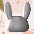 conejo-5.png Animals Heads 2 - Planter pots