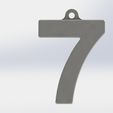 7.1.jpg Number 7 keychain