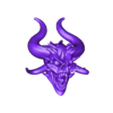 Faces_Horned_Deamon_10.stl Faces Angry Horned Demons