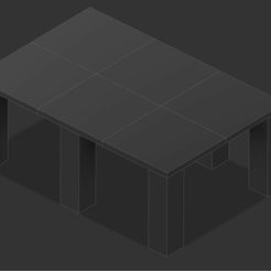 table-1.jpg Fichier STL Table modulaire Jeu de société RPG・Objet imprimable en 3D à télécharger