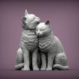 Cats-in-love1.jpg Cats in love 3D print model