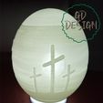 IMG_20230125_124050005.jpg Cross Easter Egg LIGHT, TEALIGHT, READING LIGHT, PARTY LIGHT