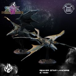 Reaver-Star-Lancers.jpg 3D file Reaver Star Lancers・3D printable design to download, crippledgodfoundry