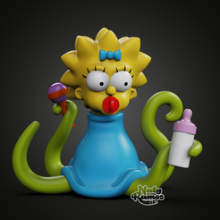 MAGGIE508.png STL file MAGGIE ALIEN GOOD・3D printer design to download