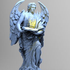 untitled.1138.png Fichier OBJ Statue d'ange de la couronne 1・Design pour imprimante 3D à télécharger