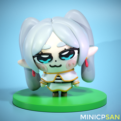 01.png Cute Chibi Frieren - Beyond Journey's End Anime Figure - for 3D Printing