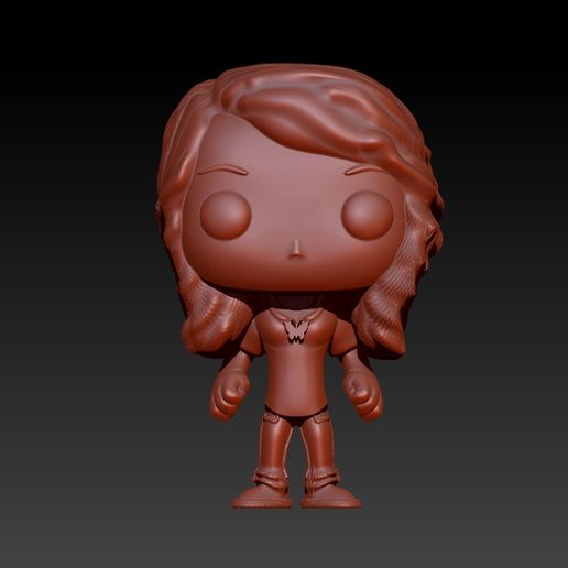 FUNKO POP GIRL 3D model