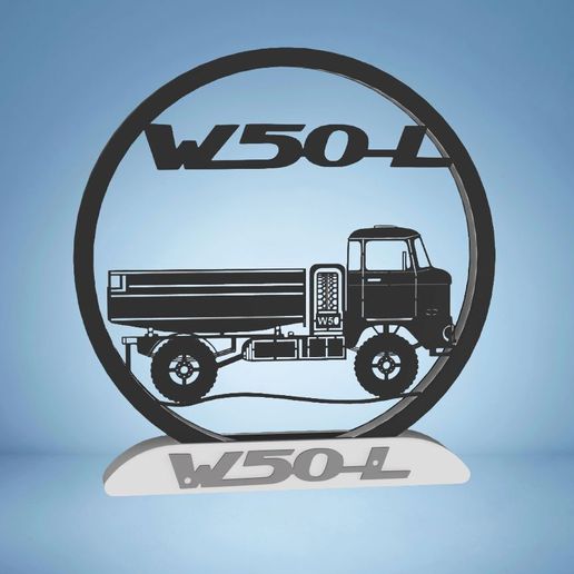 W 50 L ring lamp, truck, lamp, lightbox