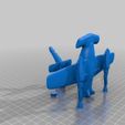 hammer_fw_v7_plate_preview_featured.jpg Free STL file HH-7P Heavy Fighter (Mutant Bio-Engineering type)・3D printer design to download