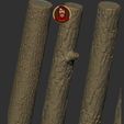 logparty_0000_Layer-3-copy.jpg Wooden pillars, defenses, barricades, wooden trunk set