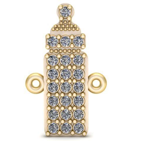 render1.jpg Подвеска для детской бутылочки 3D печатная модель