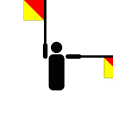 Semaphore_Juliet.png Complete flag system semaphores (Winkeralphabet) for multi color prints