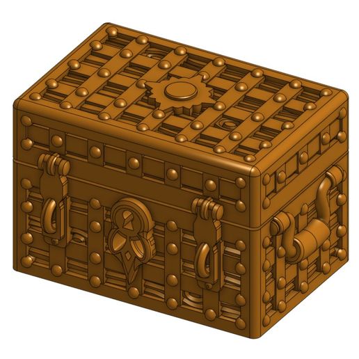 Robagon_TreasureChest_SquareStrapped.jpg Square Treasure Chests for Gloomhaven