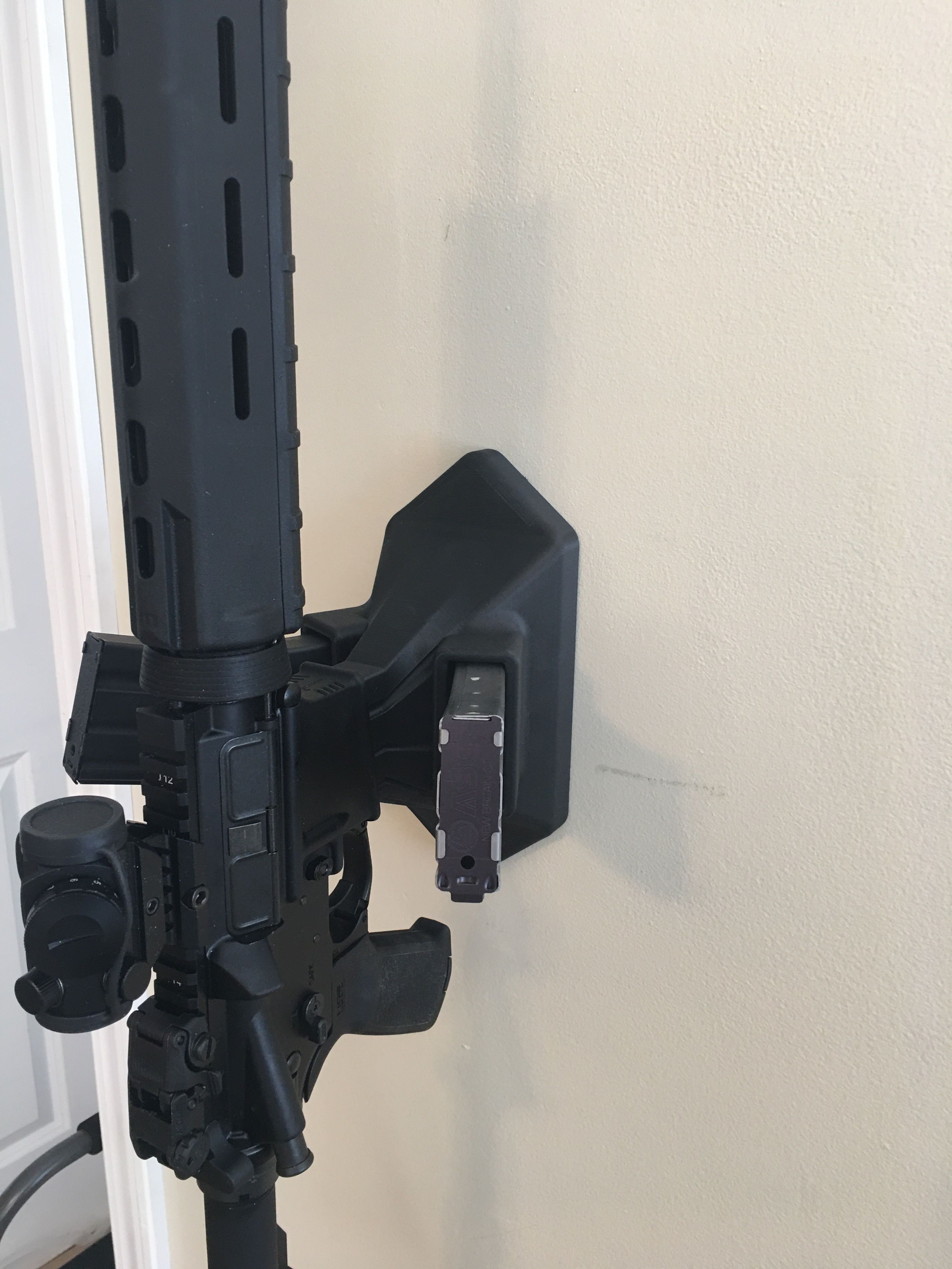 STL file AR15 Wall Mount・3D printing idea to download・Cults