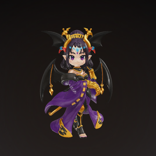 Lilithmon - Digimon STL File for 3D printingCults