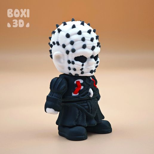 Pinhead_Boxi3D_03.jpg PINHEAD - FLEXI - ARTICULATED - CUTE-PRINT IN PLACE