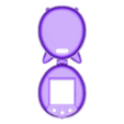 cat_Uni_Print_In_Place_window.stl Tamagotchi Uni - Protective Case