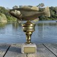 Peacock-Bass-Fish-model-trophy-cup-statue_.jpg Peacock bass (Cichla ocellaris) fish trophy cup 2 for 3d printing