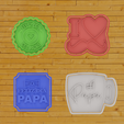 1.png Fichier STL COOKIE CUTTER happy father's day différents modèles・Modèle imprimable en 3D à télécharger