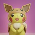 pikachu-cosplay-eevee.jpg Pokemon - Pikachu Cosplay Eevee