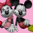 2.jpg Mickey and Minnie mouse for 3d print STL