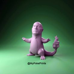 rockmander-clay-1-copy.jpg STL-Datei Rockmander Das Felsen-Charmander-Pokemon kostenlos・3D-Drucker-Modell zum herunterladen