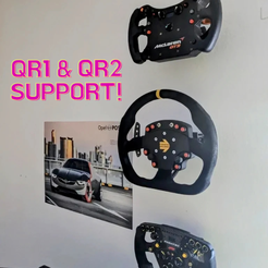f41fc816-f90d-4b0c-8097-e7d243dc7132.png Fanatec Steering Wheel Wall Mount - Quick Release - QR1 & QR2