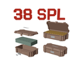 COL_18_38spl_50a.png AMMO BOX 38 SPECIAL AMMUNITION STORAGE 38 S&W Special CRATE ORGANIZER