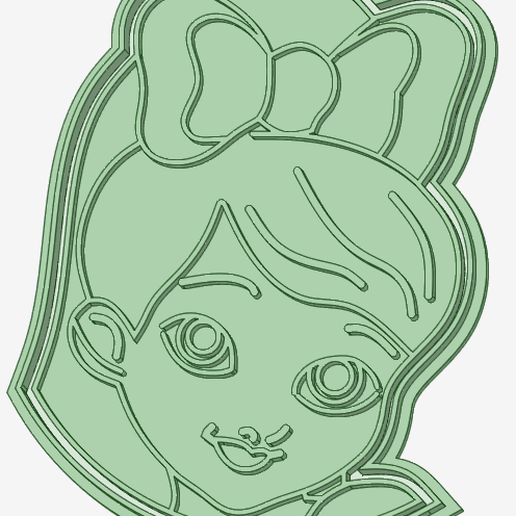Bely cookie cutter 3D model