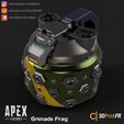 Apex-Grenade-Wip-04.jpg Apex Legends réplique 1:1 FanArt de la Grenade Frag