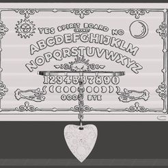 ouija-board-shelf-b.jpg Archivo STL Estantería ouija・Modelo de impresora 3D para descargar