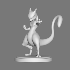 M1.png OBJ-Datei Mewtwo - Figur 3D - Pokemon kostenlos herunterladen • 3D-druckbares Objekt, jlcasin