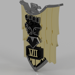 Shield 1.png STL-Datei Fist Shield・Design für den 3D-Druck zum Herunterladen