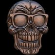Comic-Skull-Head-Relief-13.jpg A Collection of 4 Comic Skull Head Relief No4 STL file for 3d printing or CNC