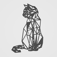 lowpoly_chat2_render.png Low poly cat / Wireframe cat