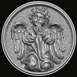 239.1.jpg Bebé Ángel Colgante Modelo de impresión 3D
