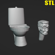 Sculpture-G-Man_STL_1.png Sculpture G-Man Skibidi Toilet (Skibidi Toilet - Season 1)