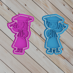 untitled.png STL file COOKIE CUTTER graduates・3D printer design to download