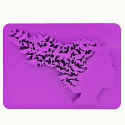 Clay-Art-Stamp-CSSP41_0001.jpg Fichier STL Fille CLAY ART STAMP CSSP41・Modèle pour imprimante 3D à télécharger