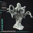 slime-monk-5.jpg Slime Monk - The Gelatinous Queen - PRESUPPORTED - Illustrated and Stats - 32mm scale