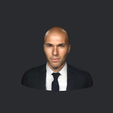 model.png Zinedine Zidane-bust/head/face ready for 3d printing