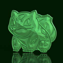 001-Bulbasaur-Cristal.png Bulbasaur Crystal Effect Sculpture - Pokémon Elegance