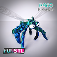 funstl-paco-flexi-articulated-mosquito-picture-3.png FUNSTL - PACO, Articulated Mosquito Flexi 3MF